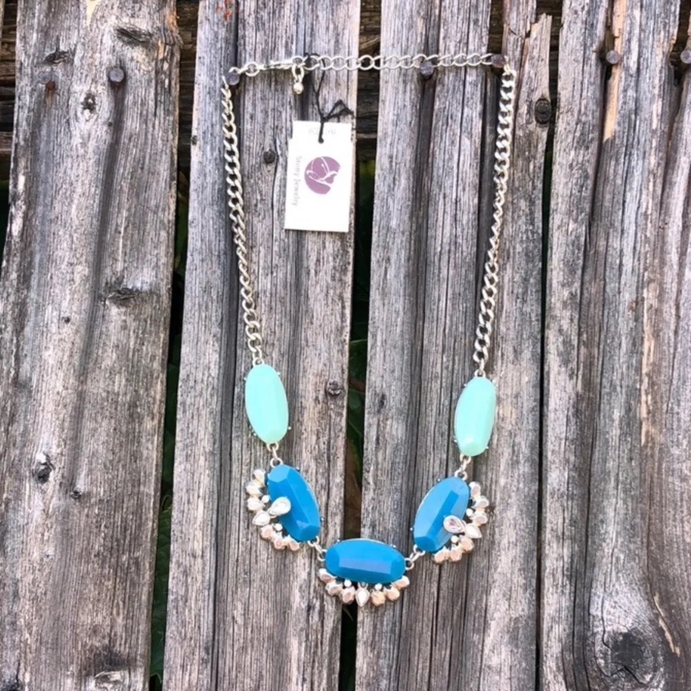 Silver & Blue Necklace - Picture 10 of 11